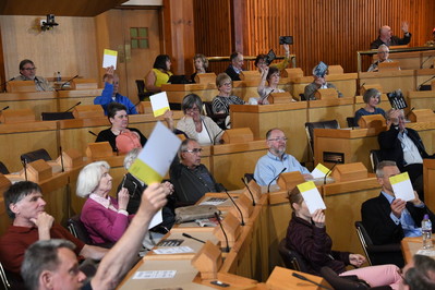 The audience at the Our Future Scotland event 