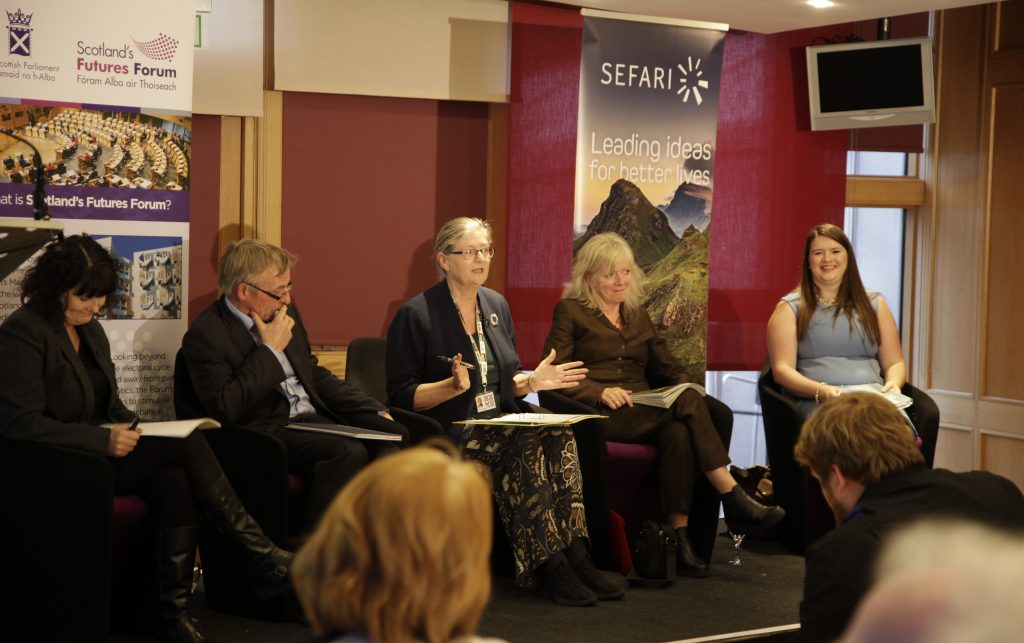 Panel at the food future event